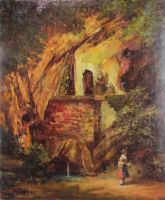 tableau Le sage  Von Menzel Adolf Friedrich Ermann personnage,scne de genre  huile panneau 19e sicle
