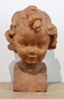 sculpture Jeune fille Van Der Kaay Koos (Jacobus) portrait  terre cuite  1re moiti 20e sicle