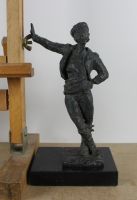 sculpture Le corsaire    personnage  bronze  1re moiti 20e sicle