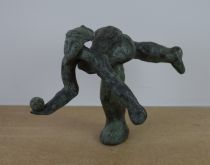 sculpture Le joueur de ptanques Laporte Jean-Claude personnage,sport  bronze  2ime moiti 20e sicle