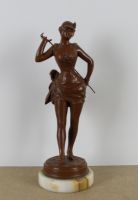 sculpture La matresse femme Grard John personnage  rgule  