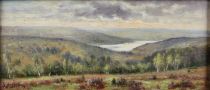 tableau Paysage d’Ardenne  Crehay  Grard-Antoine paysage  huile panneau 1re moiti 20e sicle